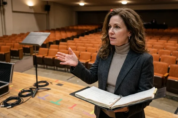 Portrait of Montreal theatre director and educator Muriel Gold
